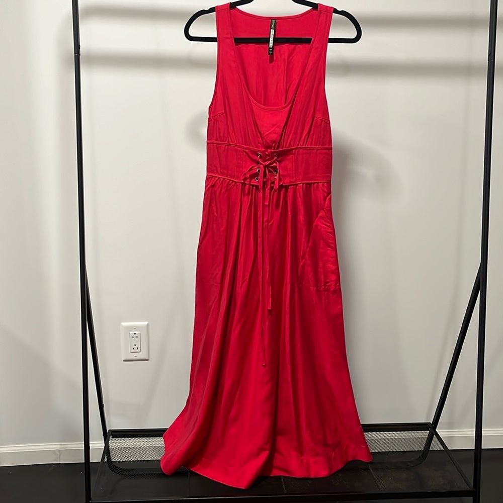 PLENTY by Tracy Reese corset tie dress, size 2.